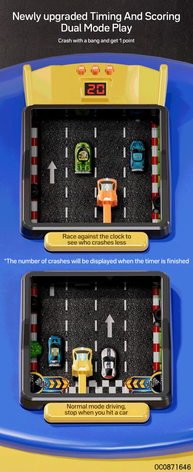 Interesting Intelligence Electronic Simulation Driving Toy Steering Wheel Car Racing Game