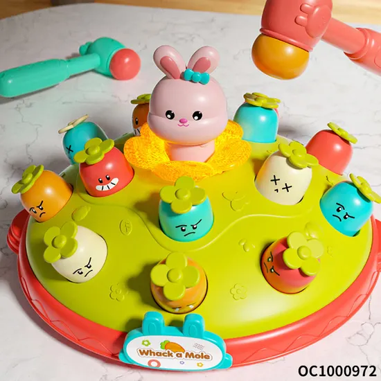 Wholesale Interactive Electronic Hammer Cartoon Whack a Mole Electronic Toy Family Board Game