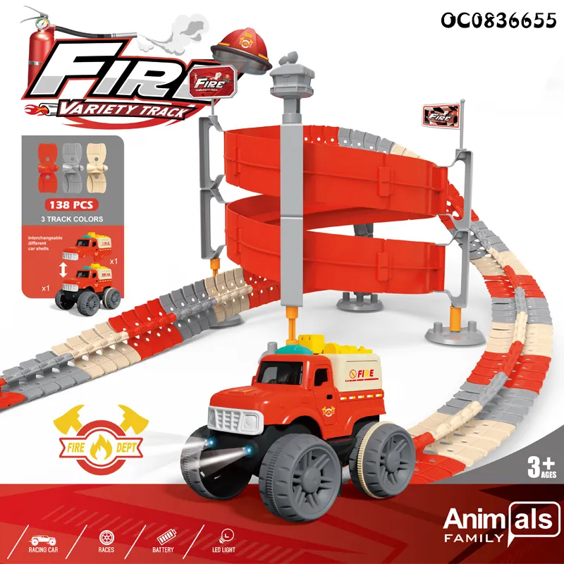 Hot Novelty and Funny 2023 High Speed Racing Track Toy Vehicles Electronic Toy for Boys