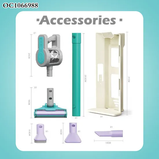 Wholesale Educational Plastic Pretend Play Home Cleaning Household Electric Cleaner Toy for Kids