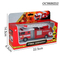 Friction Toy Vehicle Diecast Fire Fighting Truck Rescue Toy with Light Sound