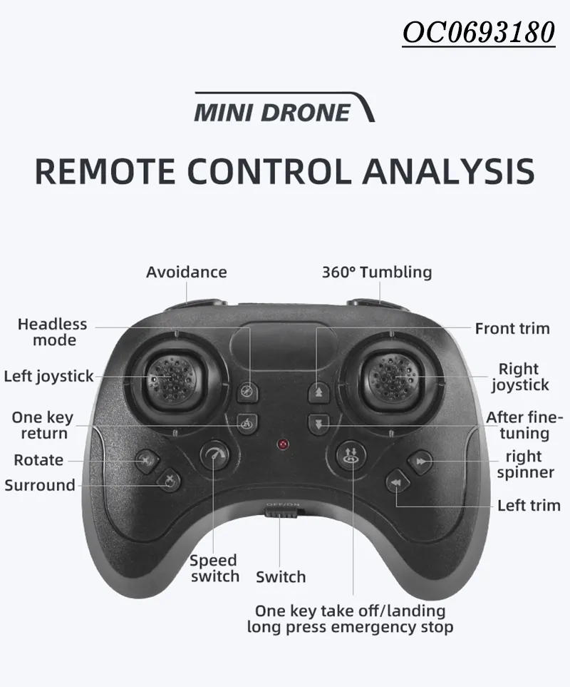 Wholesale Children Hand Controlled Flying Sensor Mini Remote Control Drone Toy for Kids