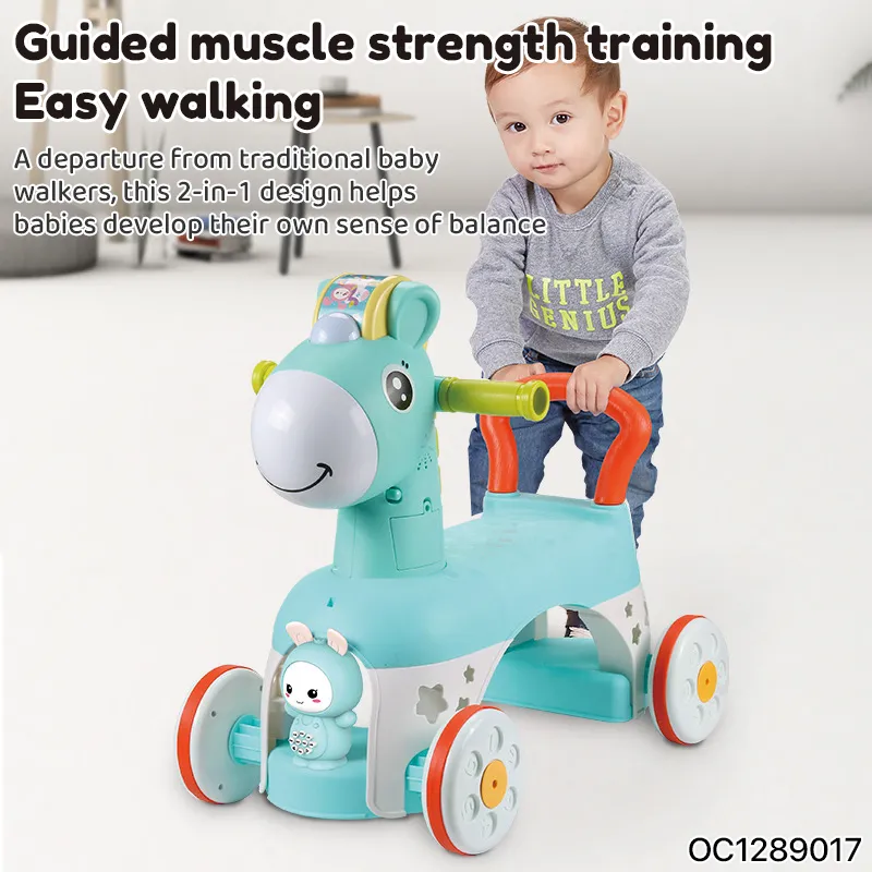 Horse Children Wholesale Battery Powered Ride on Toys Cars Kids Baby Soothing Car with Music