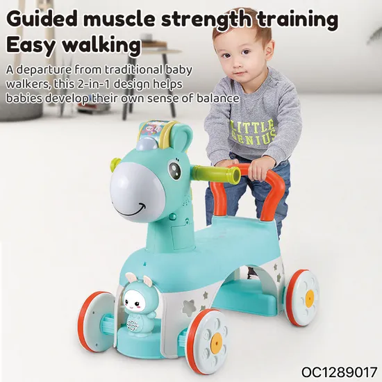 Horse Children Wholesale Battery Powered Ride on Toys Cars Kids Baby Soothing Car with Music