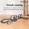 Cool B/O 1/64 Plastic Electric Powered Slot Car Race Track Toy for Children