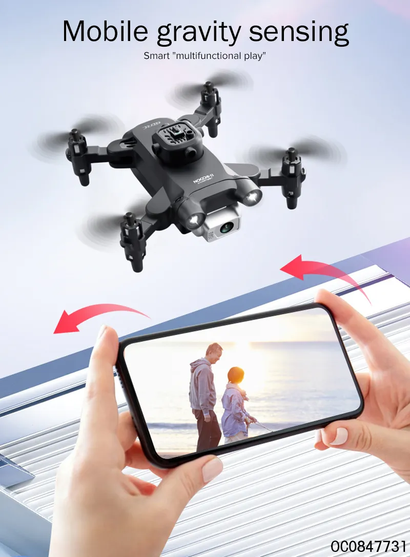 Wholesale Kids Remote Control RC Obstacle Avoidance Small Flying Camera Drone