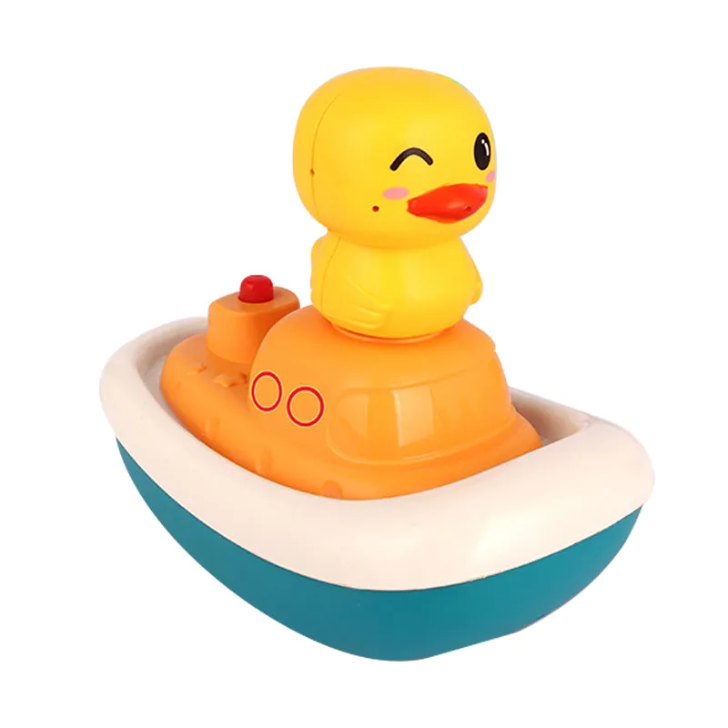 Wholesale Battery Animal Powered Summer Pool Water Spray Game Duck Bath Toys Plastic Bath Duck for Kids