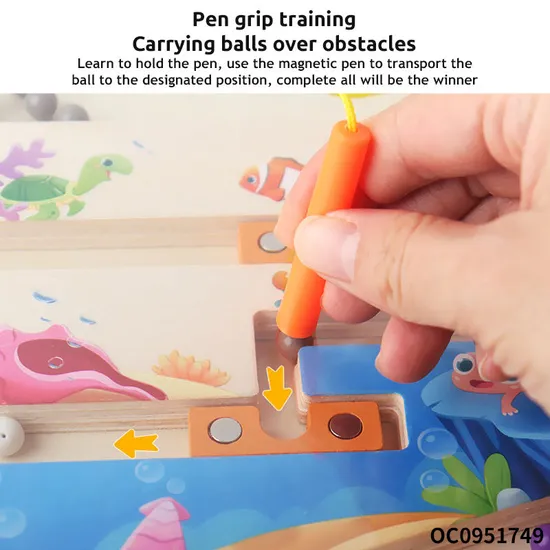 Children Educational New Wooden Brain Teaser Puzzle Toys Jigsaw Puzzle Toy for Kids