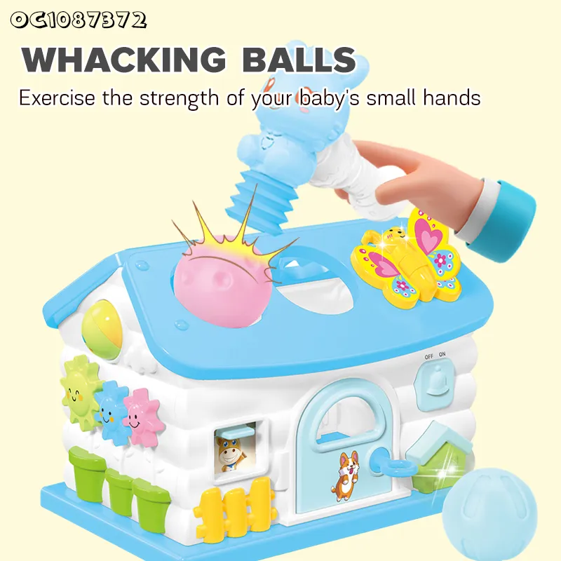 Wholesale Whack a Mole Game Kids Educational Cube Montessori Baby Board Game Toy