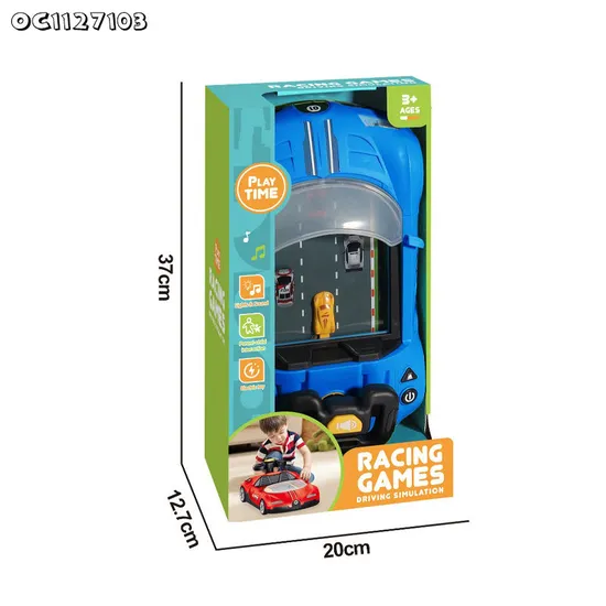 Baby Children Electric Racing Adventure Car Game Steering Wheel Toy for Kids with Music and Light