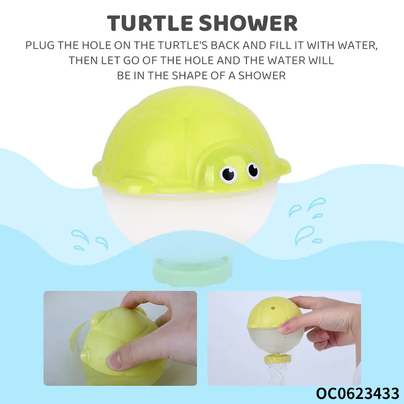 Wholesale Bathroom Educational Baby Funny Plastic Bathtub Water Sprinkler Baby Bath Toy for Kids