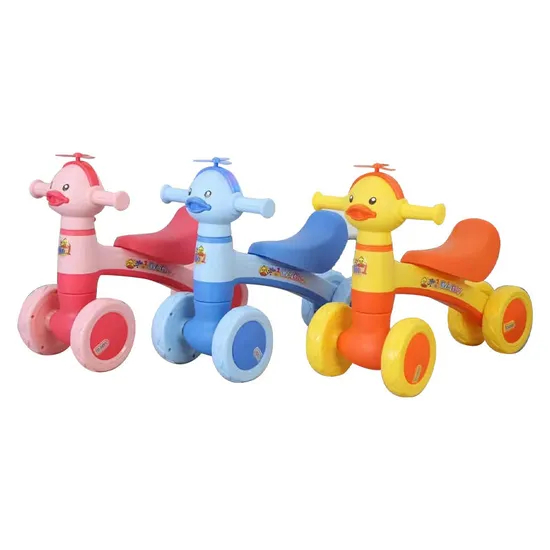 Wholesale Mini Children Duck Baby Balance Bike Ride on Car for Kids with Light Music
