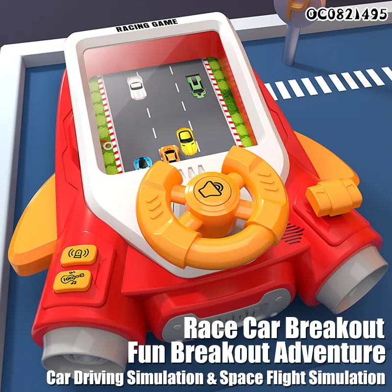 Funny Custom Family Family Car Racing Machine Steering Wheel Board Game for Kids Boys