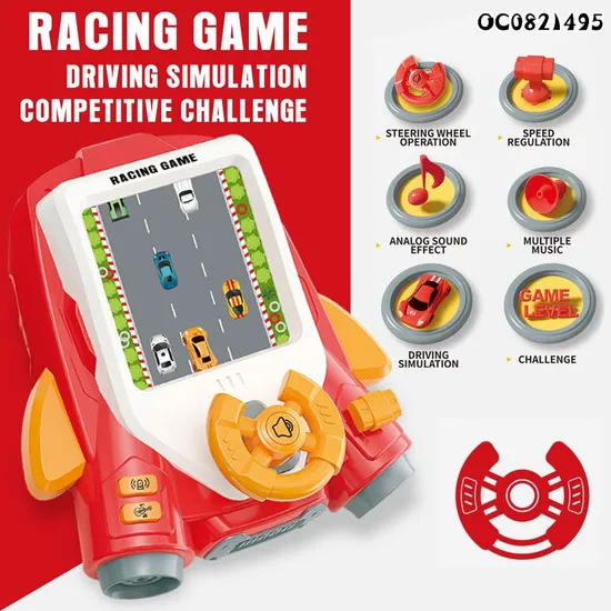Funny Custom Family Family Car Racing Machine Steering Wheel Board Game for Kids Boys