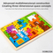3D Wooden Animal Jigsaw Puzzle Autism Toys Montessori Early Education Toy