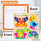 Early Educational Baby Toys Wood 2025 Animal Mix and Match Jigsaw Puzzle Board 3D Cartoon Sea Animal Toy with Erasable Drawing Board