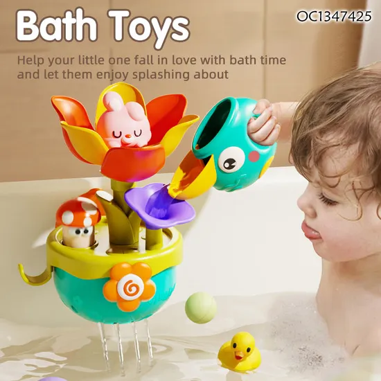 Wholesale Bathroom Summer Water Play Baby Shower Games Bath Toys for Kids