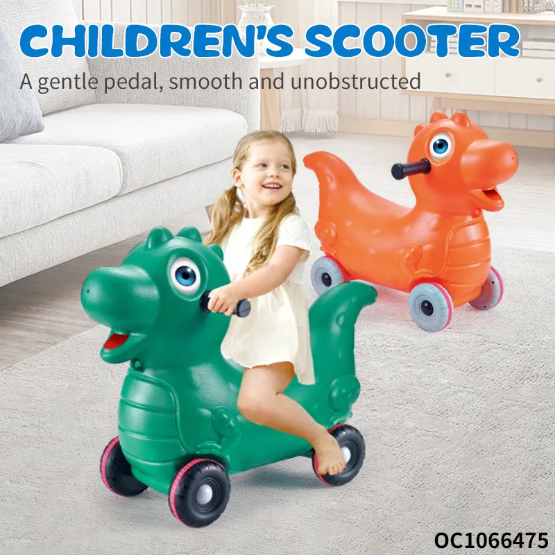Wholesale Baby Balance 2in1 Big Cartoon Animals Dinosaur Baby Horse Kid Ride on Car Toy