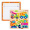 Kindergarten Wood DIY Engineering Vehicle Toys Cartoon Animal Traffic Assembled Jigsaw Puzzle Games Toy for Baby Kids