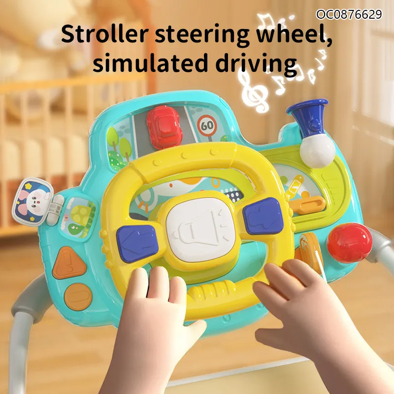 Classic Custom Intelligence Steering Wheel Baby Montessori Sensory Toys Game