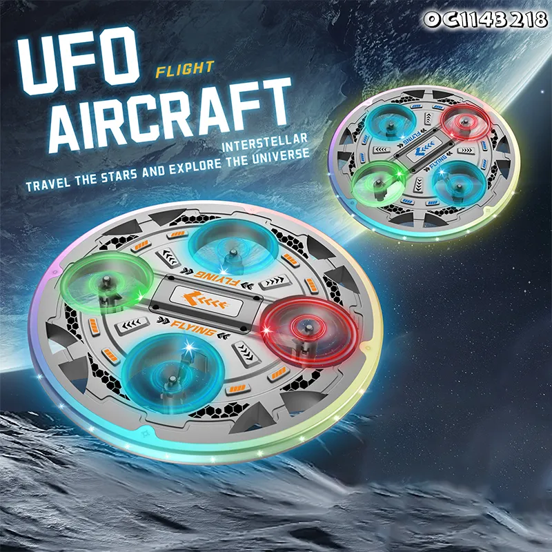 Wholesale Controlled Children DIY RC Remote Control Quadcopter Light up Flying Drone Toys for Kids