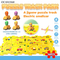 16 Piece Jigsaw Puzzles Children's Educational Electric Car Puzzle Racer Kids Cartoon Car Track Car Play Set Toy