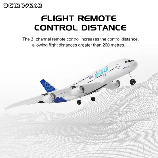 Wholesale Light up Flying Remote Control Foam RC Plane Model Aircraft for Children