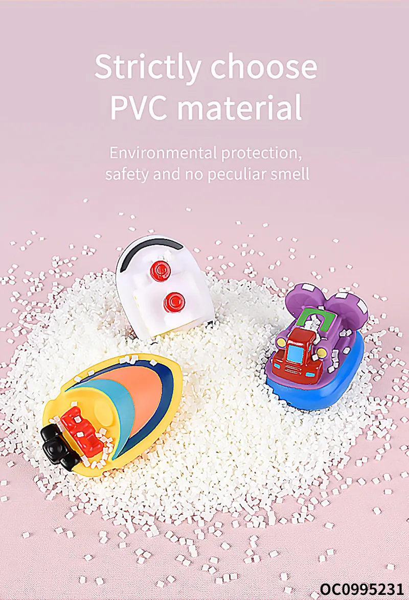 Wholesale Baby Shower Montessori Hot Silicone Animal and Floating Boats Water Spray Rubber Bath Toy