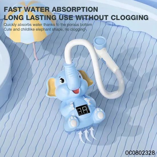 Wholesale Children Bathroom Shower Elephant Flower Sprinkling Baby Bath Spray Water Toys