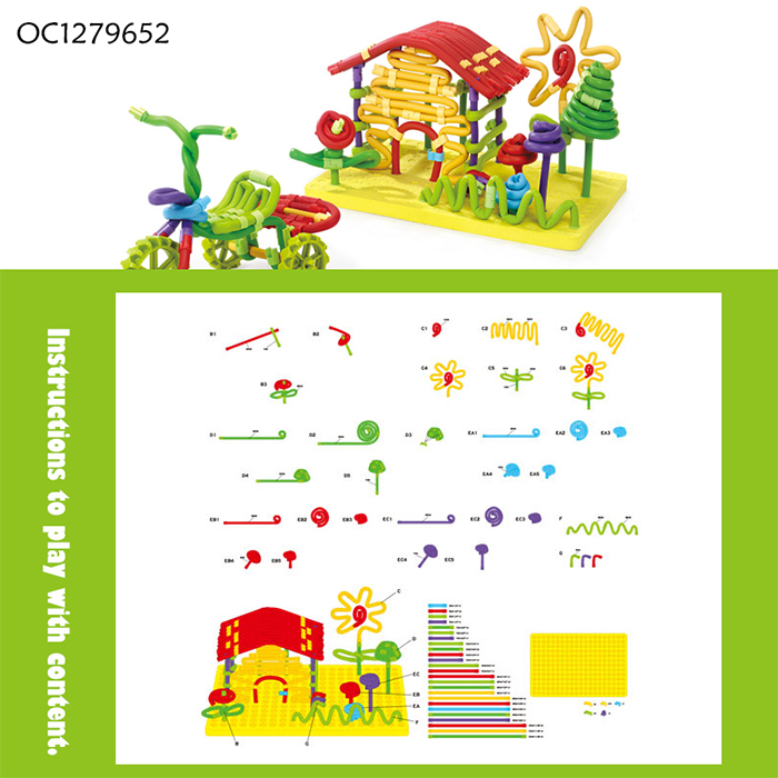 OC1279652 DIY Puzzle Twisty Sticks 150 Pcs
