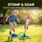 Foot Pump Flashing Foam Toy Rocket Launcher for Outdoor Games