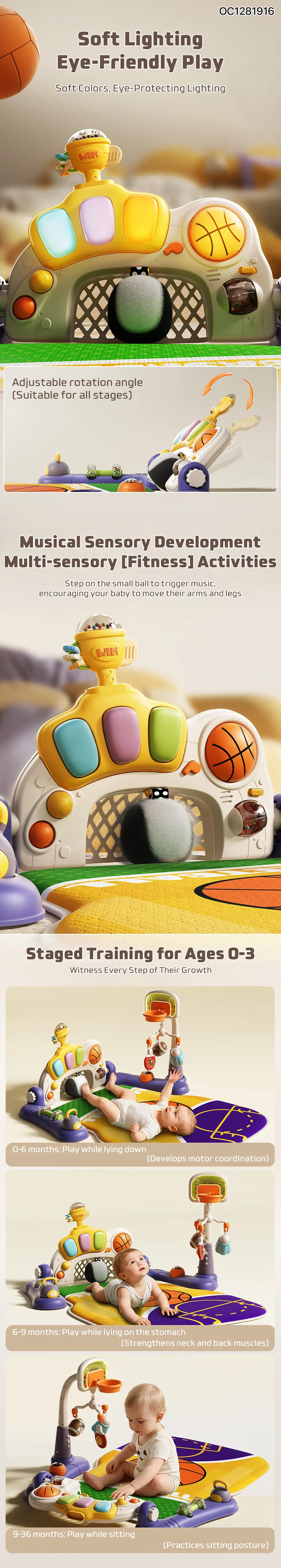 Soft Play Gym Mat Baby Pedal Piano Toys Musical Pedal Piano Toys Wholesale Baby Play Mat