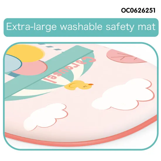 Hot Selling Foldable Safe Musical Kick and Play Piano Kids Wholesale Play Gym Mat for Baby with Hanging Rattles