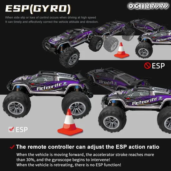 Plastic Wheel Stunt High Speed Wireless Remote Control RC Car