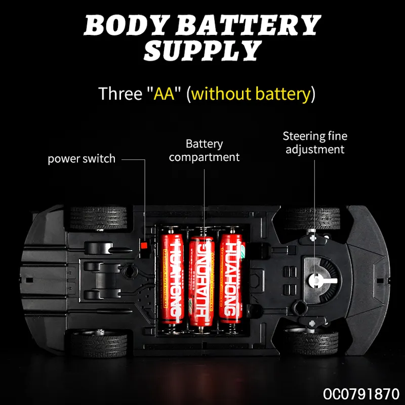 1: 22 Scale Remote Control Racing High Speed Toys RC Car for Kids