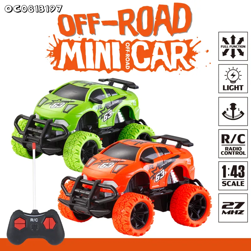 Wholesale Lighted up off Road Vehicle 1: 43 Stunt Model Kids Toy Cars