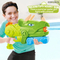 Summer Pool Plastic Dinosaur Shape Wholesale Most Powerful Strongest Water Spray High Pressure Pump Toy Water Guns for Children