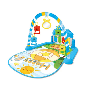 Hot Selling Newborn Pedal Musical Piano Creative Training Play Gym Soft Safe Mat Activity with Hanging Toys