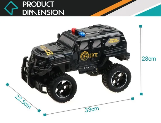 Wholesale Toy Police 1: 14 Scale Remote Control Electric RC Military Trucks Cars for Kids