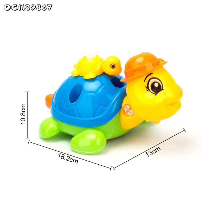 Animal Assembly Tool Kits Small Promotional Turtle Small Plastic Self Disassembling and Assembling Toy for Kids with Screws Nuts