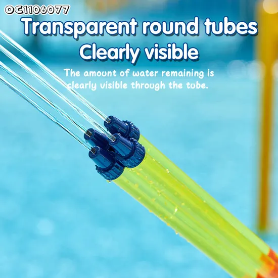 Wholesale Big Hand Plastic Hand Pump Fun Newtoys Long Range High Pressure Water Gun with 4 Tubes