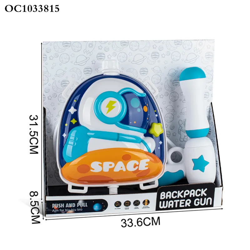 Electric Outdoor Beach Play Summer Game Machine Backpack Storage Water Gun with for Kids