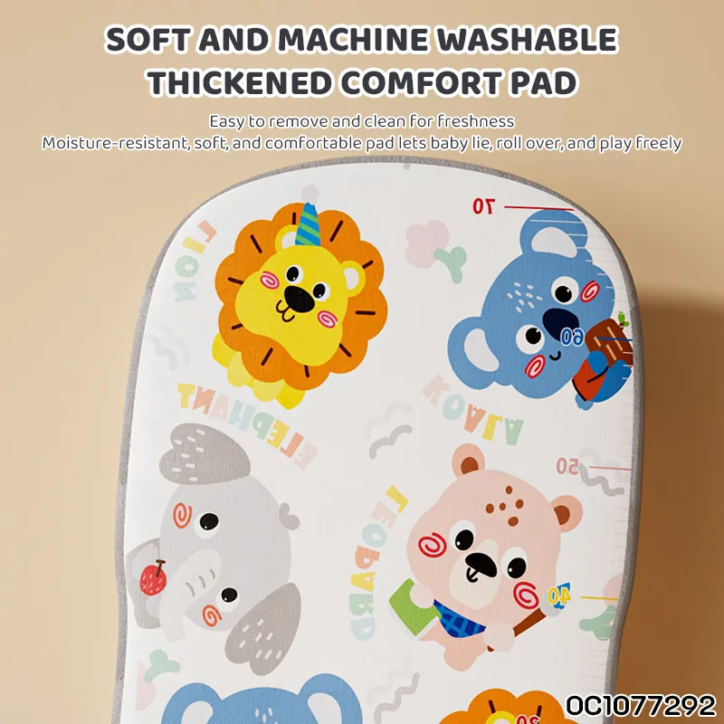 Hanging Animals Rattle Eco-Friendly Safety Baby Playmat Newborn Playing Gym and Hot Selling Fitness Mat