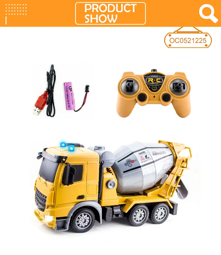 Wholesale Scale Plastic Truck Remote Control Kids RC Car with Lights