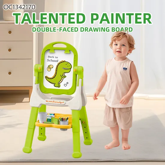 Wholesale Customized Plastic Kids Double-Sided Erasable Drawing Board for Daycare Centers