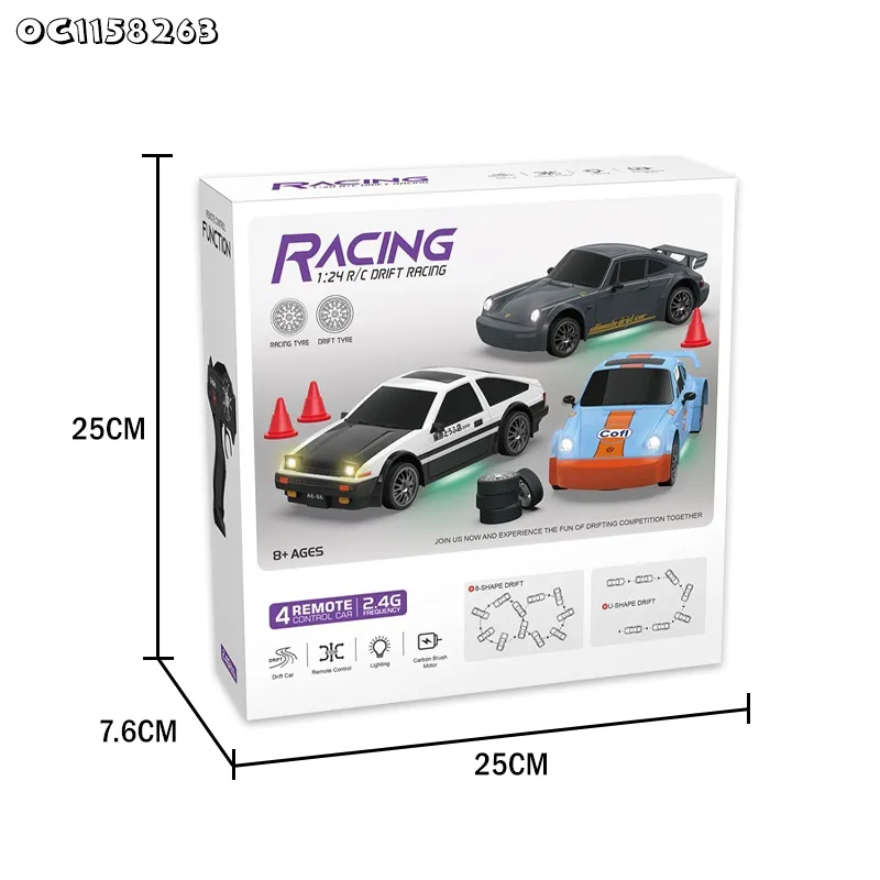 Radio Controlled Child Toy Wholesale RC Drift 1: 24 Scale Remote Control Car Models Racing Game Toy Car