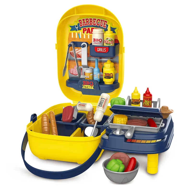 Modern Luxury Household Items Miniature Kitchen Toys Play Set for Cooking
