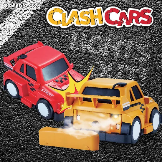 Interactive 2 Players RC Game Battle Indoor Bumper Car Toys for Kids with Remote Control RC Cars with Playing Football Mode