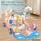 Educational Baby Gym Mat Cotton Baby Play Mat Musical Safety Portable Sensory Play Mat for 6-12 Months