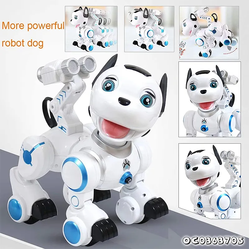 Interactive Realistic Robotic Walking Dinosaur Intelligent Voice Controlled Robot Dog Toy High Quality with Remote Control